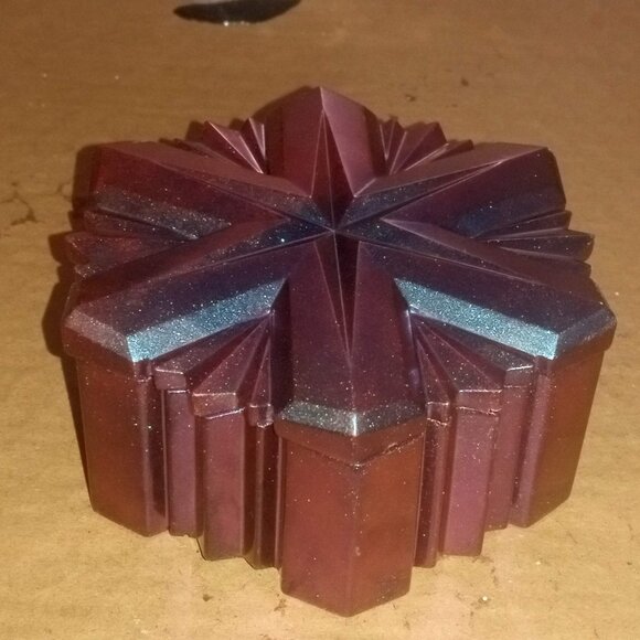 Handmade Snowflake Trinket Jewelry Box - Picture 3 of 7